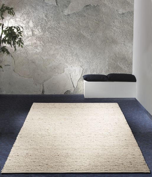 RUČNĚ TKANÝ KOBEREC, 60/110 cm, krémová - krémová, Natur, textil (60/110cm) - Linea Natura
