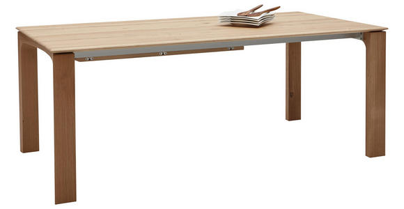 ESSTISCH in Holz 200/100/77 cm - Eichefarben, Natur, Holz (200/100/77cm) - Valnatura