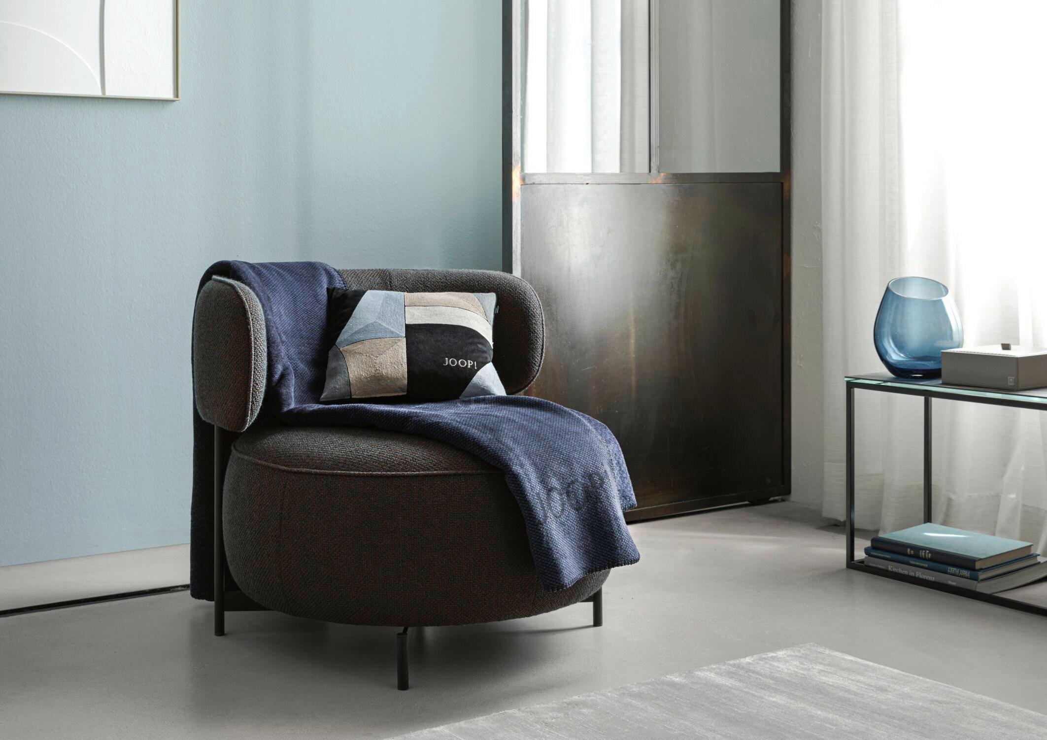 WOHNDECKE DECOR 150/200 cm  - Dunkelblau, Design, Textil (150/200cm) - Joop!