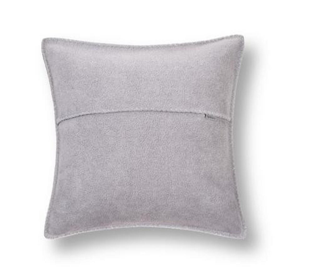 KISSENHÜLLE Soft-Fleece 50/50 cm  - Grau, KONVENTIONELL, Textil (50/50cm) - Zoeppritz
