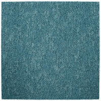 TEPPICHFLIESE 50/50 cm  in Türkis  - Türkis, Basics, Textil (50/50cm)