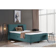 BOXBETT 160/200 cm  in Petrol  - Petrol/Schwarz, Design, Holz/Holzwerkstoff (160/200cm) - Xora