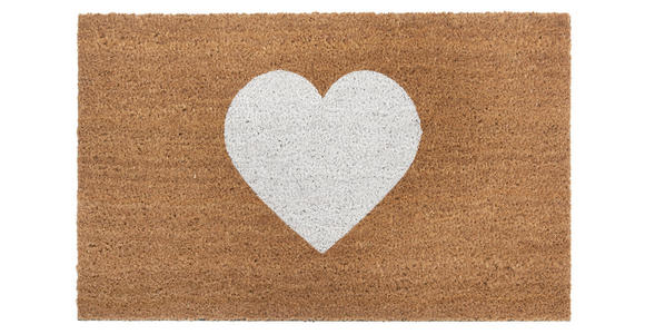 KOKOSMATTE 45/75 cm Mix Mats  - Hellbraun/Weiß, Basics, Naturmaterialien/Kunststoff (45/75cm) - Esposa