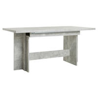 ESSTISCH in Holzwerkstoff 160/90/76 cm  - Hellgrau, KONVENTIONELL, Holzwerkstoff (160/90/76cm) - MID.YOU