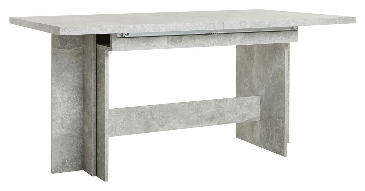 ESSTISCH in Holzwerkstoff 160/90/76 cm  - Hellgrau, KONVENTIONELL, Holzwerkstoff (160/90/76cm) - MID.YOU