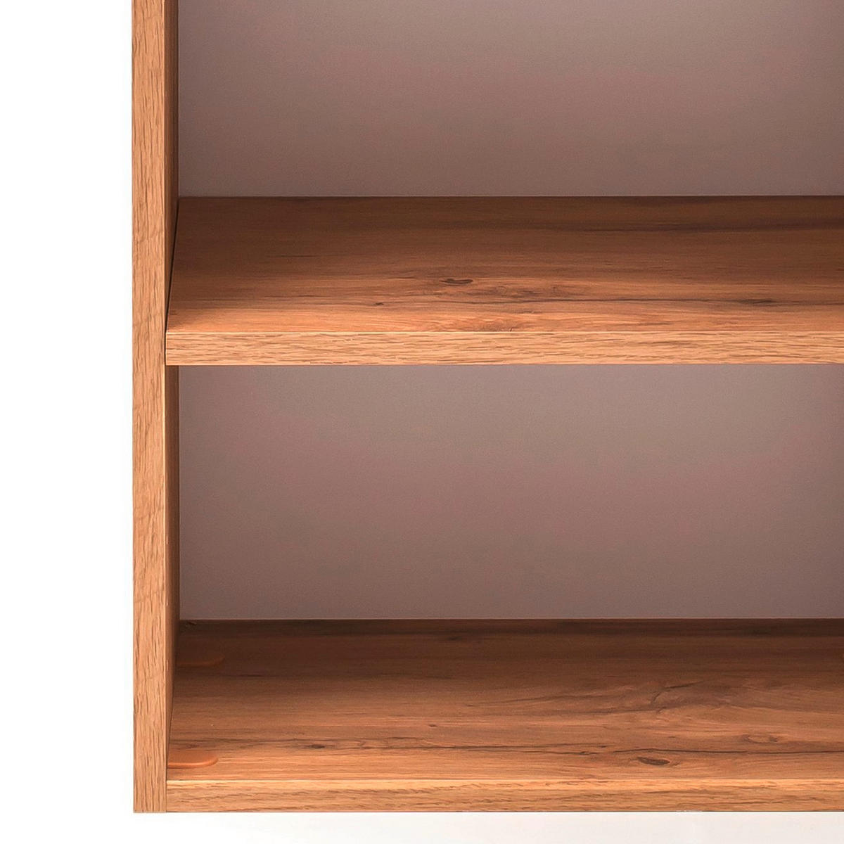 UNTERSCHRANK 40/79/35 cm   - Eiche Wotan/Silberfarben, Natur, Holzwerkstoff/Kunststoff (40/79/35cm) - Xora