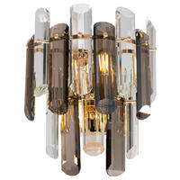 WANDLEUCHTE 22,3/27/12,5 cm  - Goldfarben, Basics, Glas/Metall (22,3/27/12,5cm) - MAYTONI