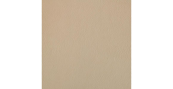 ARMLEHNSTUHL  Sitzfläche 360° drehbar, Wippfunktion, automatische Rückholfunktion  Echtleder  Beige  - Beige/Schwarz, Design, Leder/Metall (65/89/64cm) - Novel