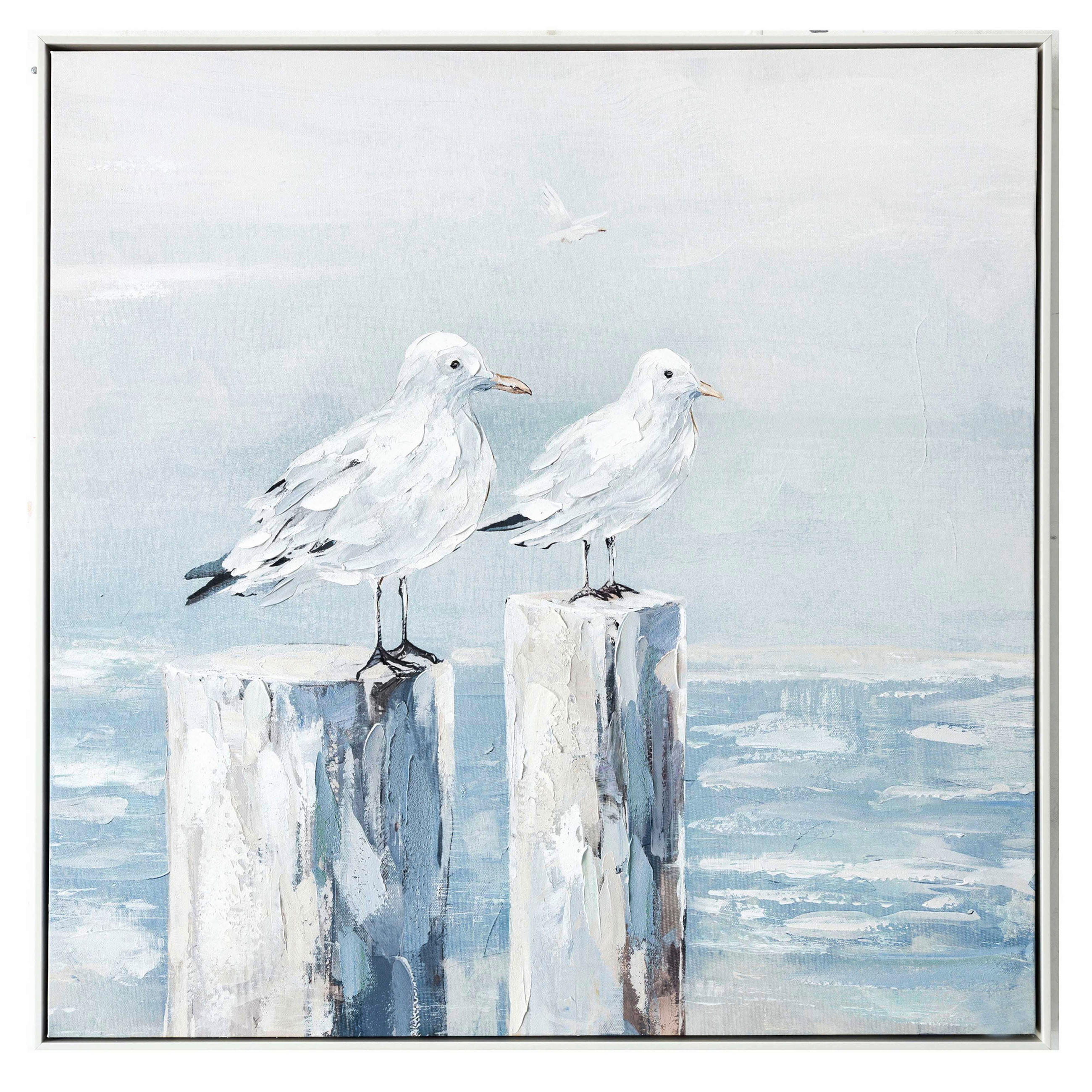 Monee Bild Blau 100x100 cm