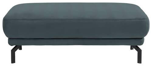 HOCKER in Textil Blau  - Blau/Schwarz, Design, Textil/Metall (127/46/72cm) - Dieter Knoll
