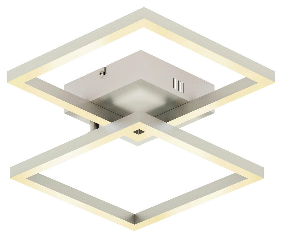 LED-DECKENLEUCHTE  44/7,8/44 cm   - Silberfarben, Design, Metall (44/7,8/44cm) - Tint