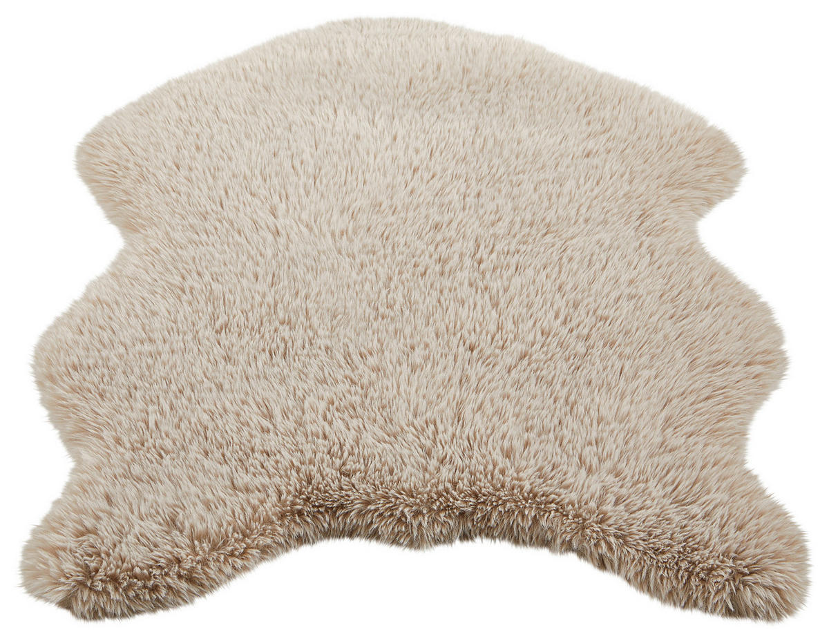 UMĚLÁ KOŽEŠINA, 60/90 cm, béžová - béžová, Basics, kožešina/textil (60/90cm) - Boxxx