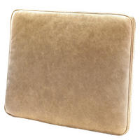 ZIERKISSEN   52/42/7 cm  - Beige, Design, Leder/Textil (52/42/7cm) - Livetastic