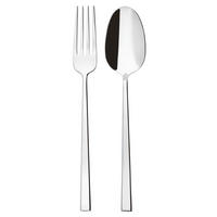 PRIBOR ZA SOLATO - barve nerjavečega jekla, Basics, kovina (21/10cm) - Sambonet