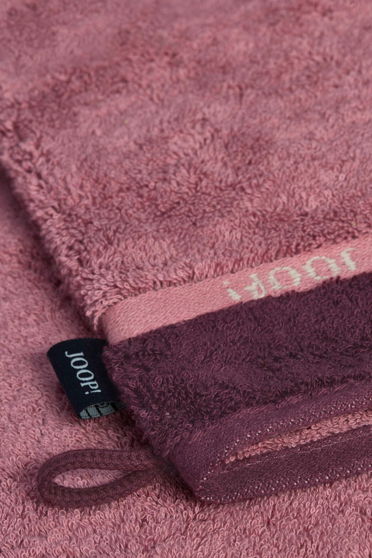 WASCHLAPPEN LINES LOGOGRAM Rot  - Rot, Basics, Textil (16/22cm) - Joop!