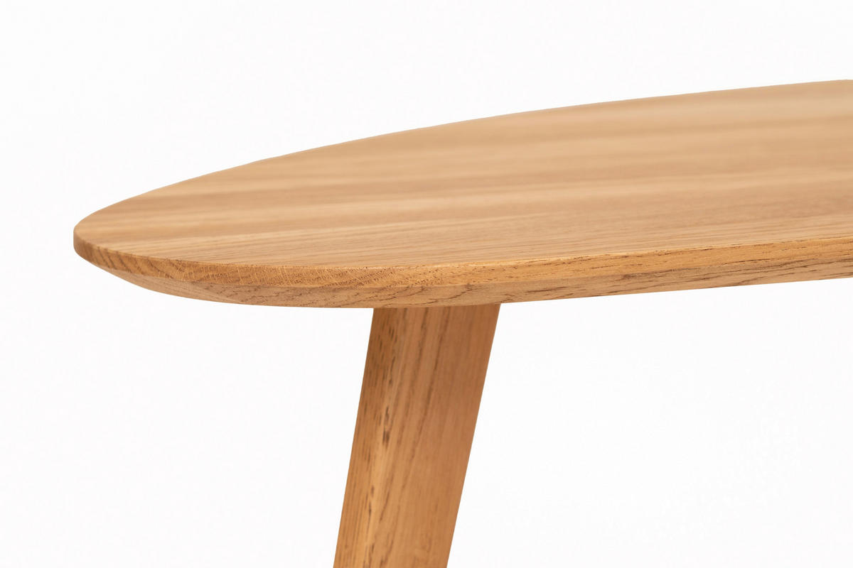 COUCHTISCH in Holz, Metall 100/50/45 cm  - Wildeiche, Trend, Holz/Metall (100/50/45cm) - Boxxx