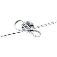 LED-DECKENLEUCHTE 70/42/15 cm   - Chromfarben/Weiß, MODERN, Kunststoff/Metall (70/42/15cm) - Eglo