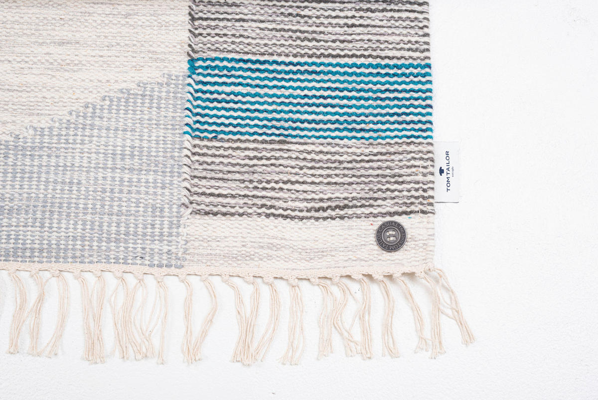 TEPPICH 140/200 cm Türkis  - Türkis, Design, Textil (140/200cm) - Tom Tailor