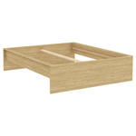 BETTRAHMEN 160/200 cm  in Eichefarben  - Eichefarben, KONVENTIONELL, Holzwerkstoff (160/200cm) - Hom`in