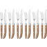 STEAKBESTECK 12-teilig Ranch - Edelstahlfarben/Braun, Design, Holz/Metall (26/23/5.5cm) - WMF STEAKBESTECK 12-teilig Ranch - Edelstahlfarben/Braun, Design, Holz/Metall (26/23/5.5cm) - WMF