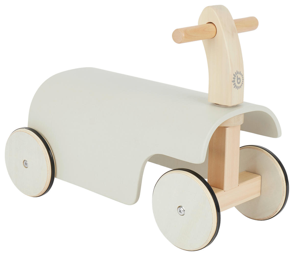 RUTSCHFAHRZEUG SCANDI  - Naturfarben/Weiß, KONVENTIONELL, Holz (46/26/38cm)