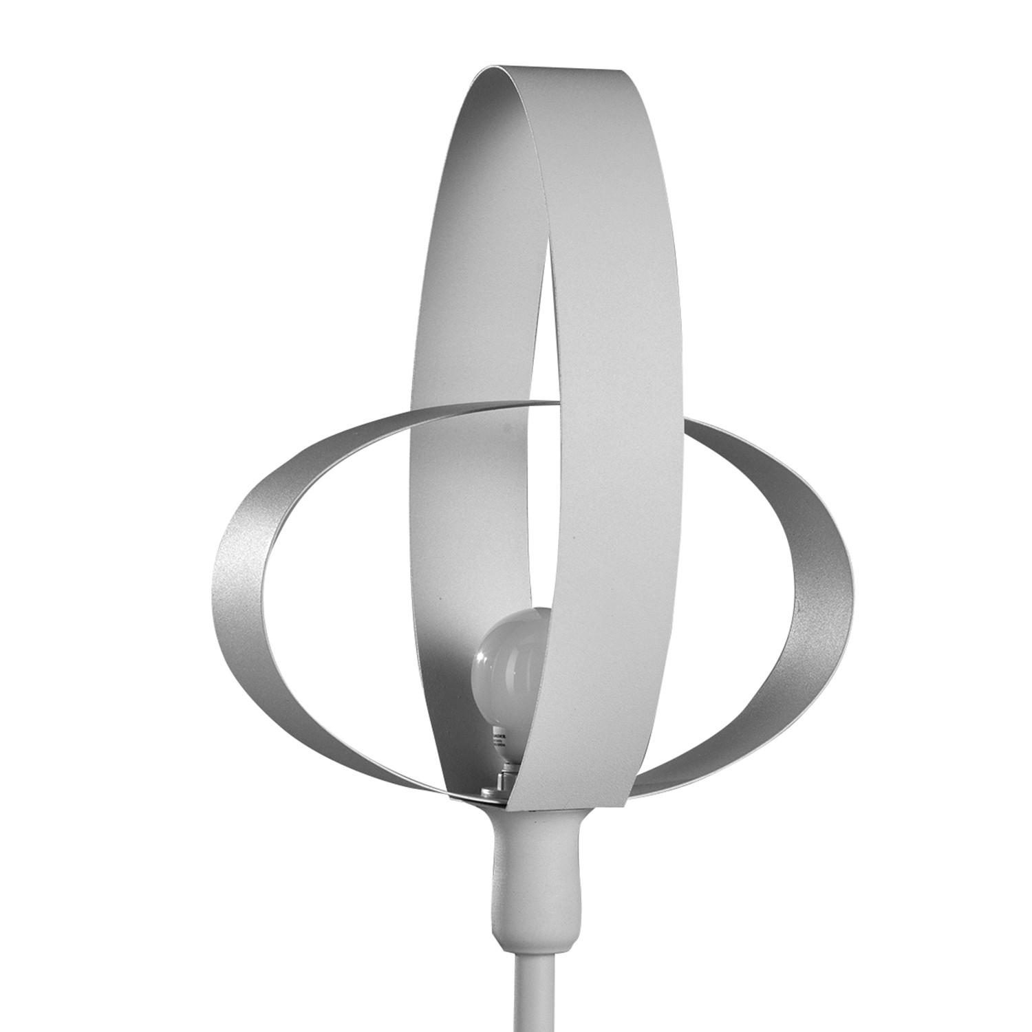 TISCHLEUCHTE 25/62 cm   - Weiß, Design, Metall (25/62cm)