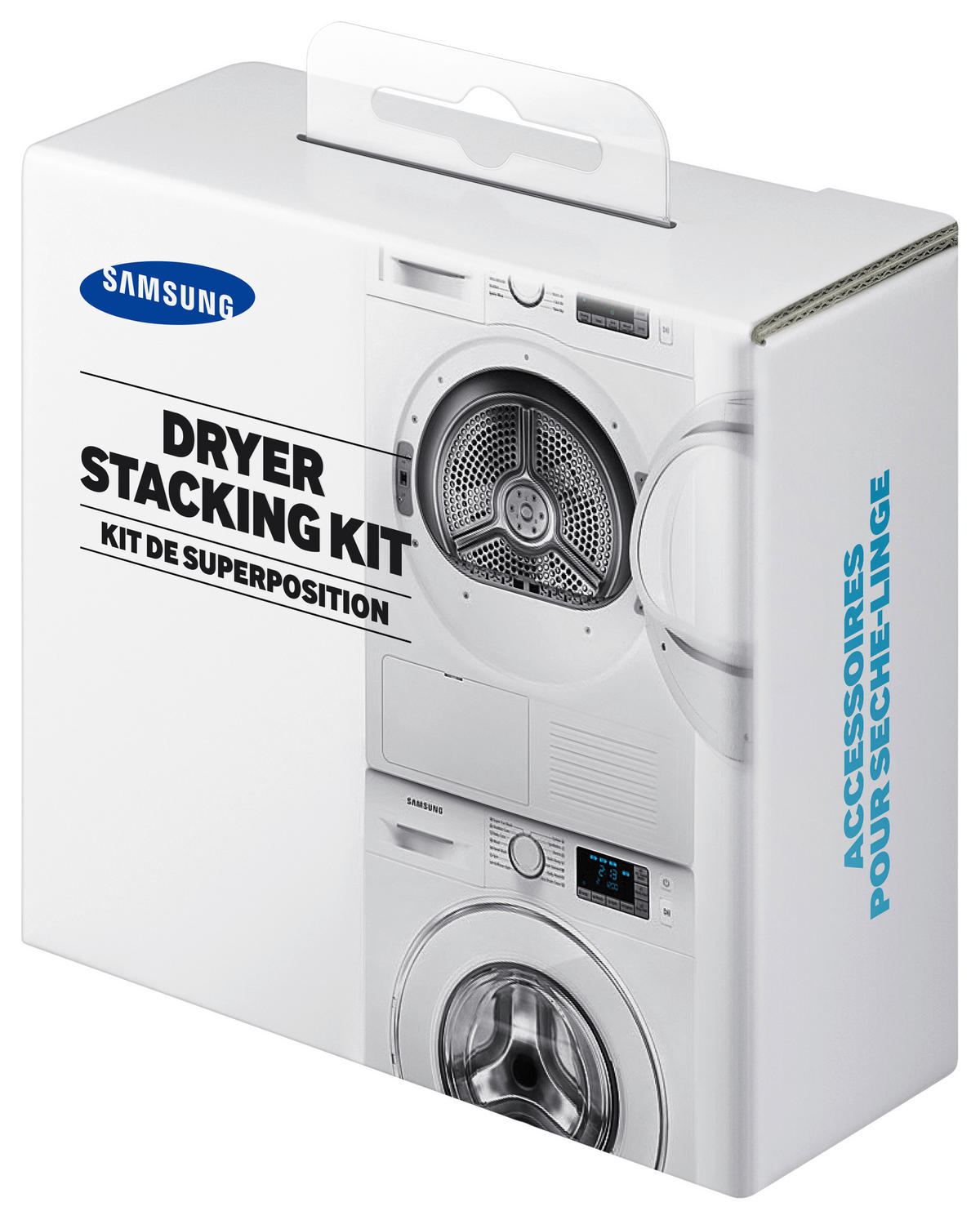 WASCHMASCHINENZWISCHENSTÜCK SKK-DF  - Weiß, Basics, Kunststoff (67,9/16,7/64,3cm) - Samsung