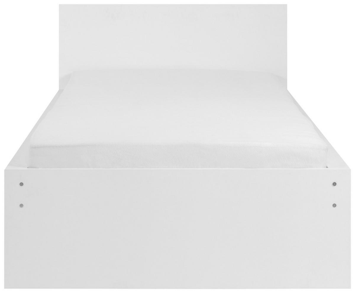 KREVET   90/200 cm   bijela  - bijela, Moderno, drvni materijal (90/200cm) - MID.YOU