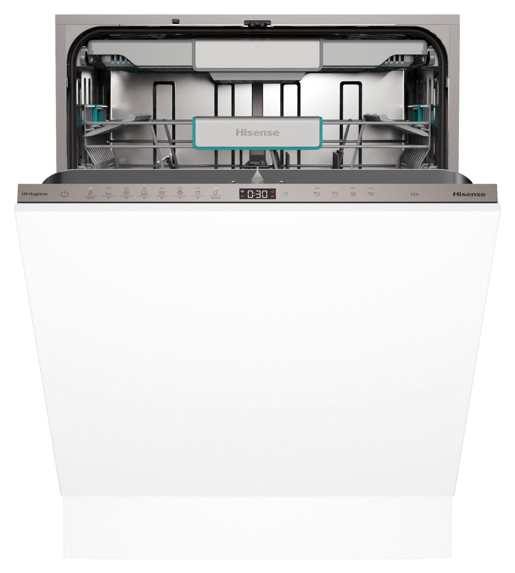 GESCHIRRSPÜLER HI8432BSCWF  - Edelstahlfarben, Basics, Metall (64/88/66,5cm) - Hisense