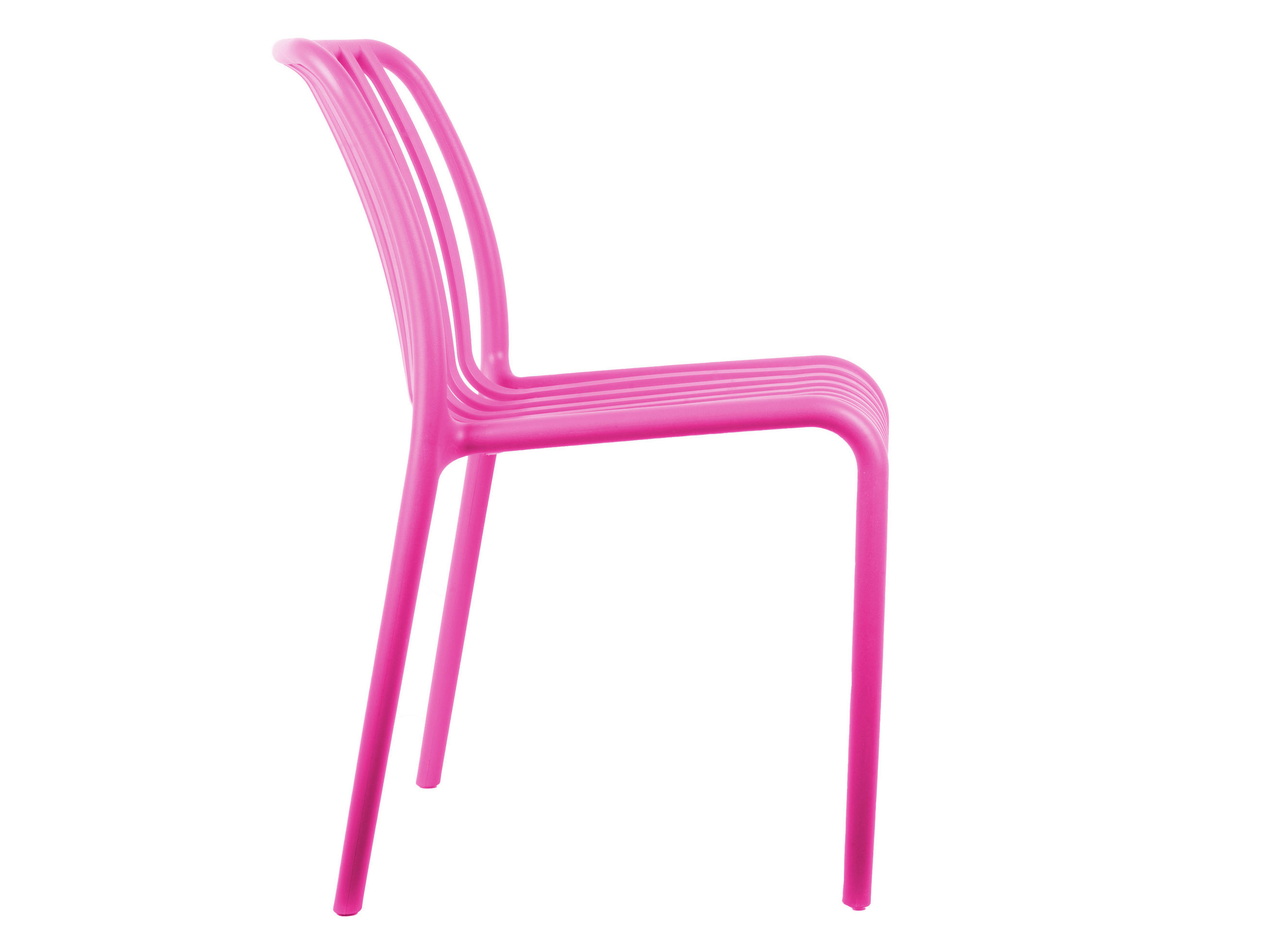 STUHL Pink  - Pink, Basics, Kunststoff (42/58/79cm) - Leitmotiv