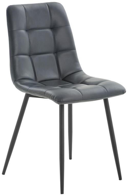 SCAUN in textil gri, negru  - negru/gri, Design, metal/textil (45/88/55cm) - Livetastic