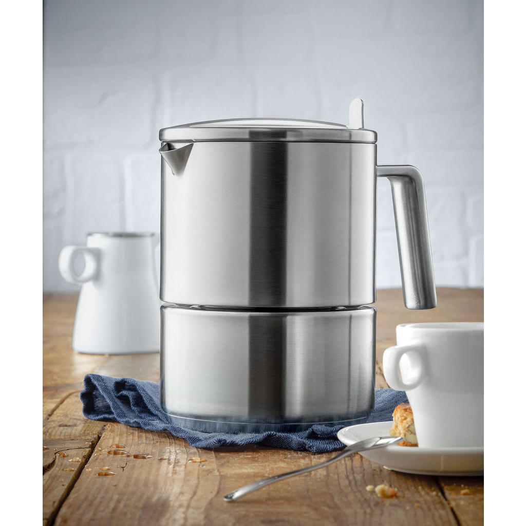 Thumbnail - WMF Espressokocher Kult, Silber, Metall, einfache Handhabung, Kaffee & Tee, Tee- & Kaffeezubereitung, Kaffeebereiter