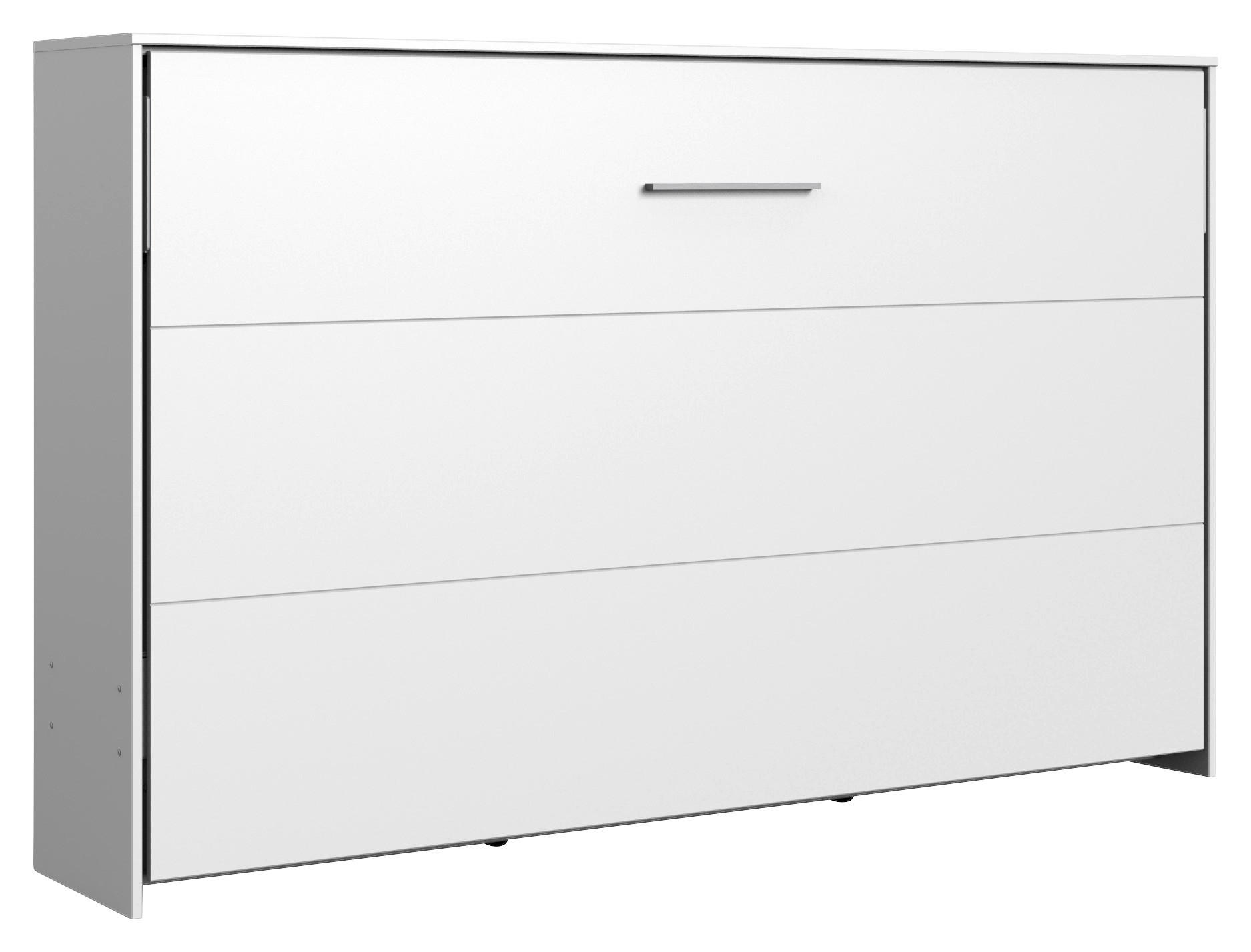 SCHRANKBETT 120/200 cm Weiß  - Weiß, KONVENTIONELL, Holz/Holzwerkstoff (120/200cm) - MID.YOU