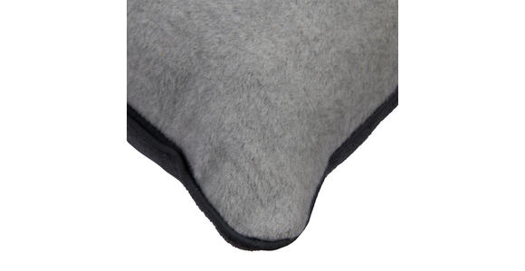 ZIERKISSEN  45/45 cm   - Anthrazit/Silberfarben, KONVENTIONELL, Textil (45/45cm) - Novel
