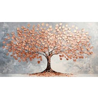 ALUMINIUMBILD Bäume  - Multicolor, Basics, Metall (180/100/2cm) - Euroart