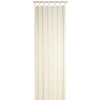 SCHLAUFENSCHAL  transparent   140/300 cm 2 Stück  - Beige/Creme, Basics, Textil (140/300cm)