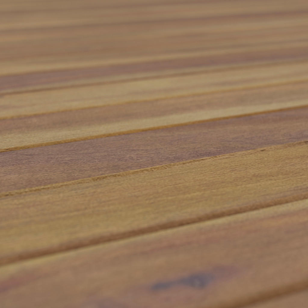 Thumbnail - Ambia Garden Gartentisch, Natur, Schwarz, Holz, Metall, Akazie, vollmassiv, rechteckig, 120x65x70 cm, Gartenmöbel, Garte...