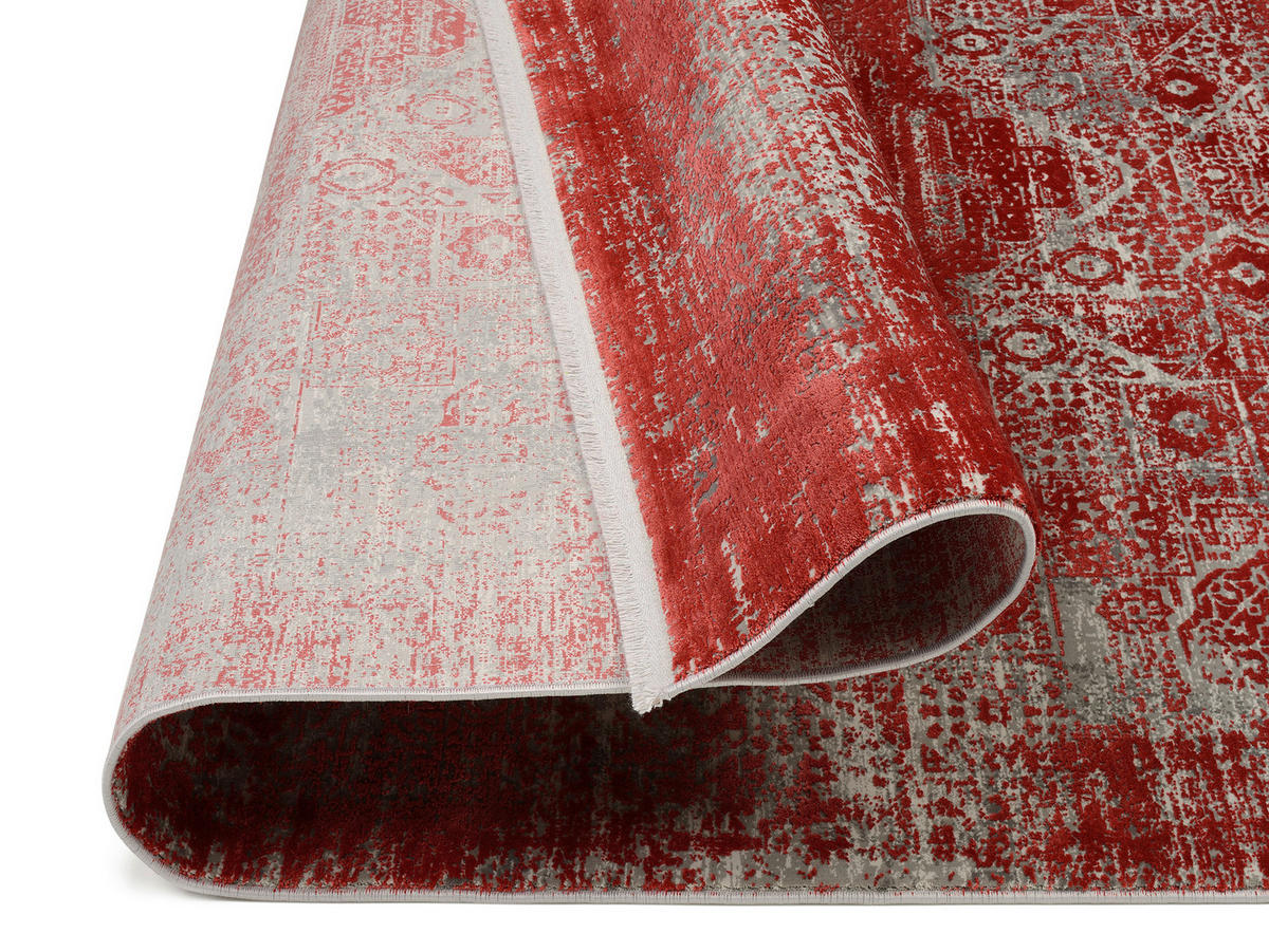 WEBTEPPICH 67/130 cm Tesoro Rot  - Rot, Design, Textil (67/130cm) - Dieter Knoll