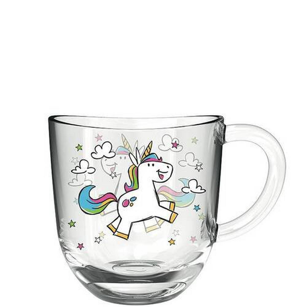 TASSENSET 6-teilig  - Transparent, Trend, Glas (13,60/14,10/8,70cm) - Leonardo