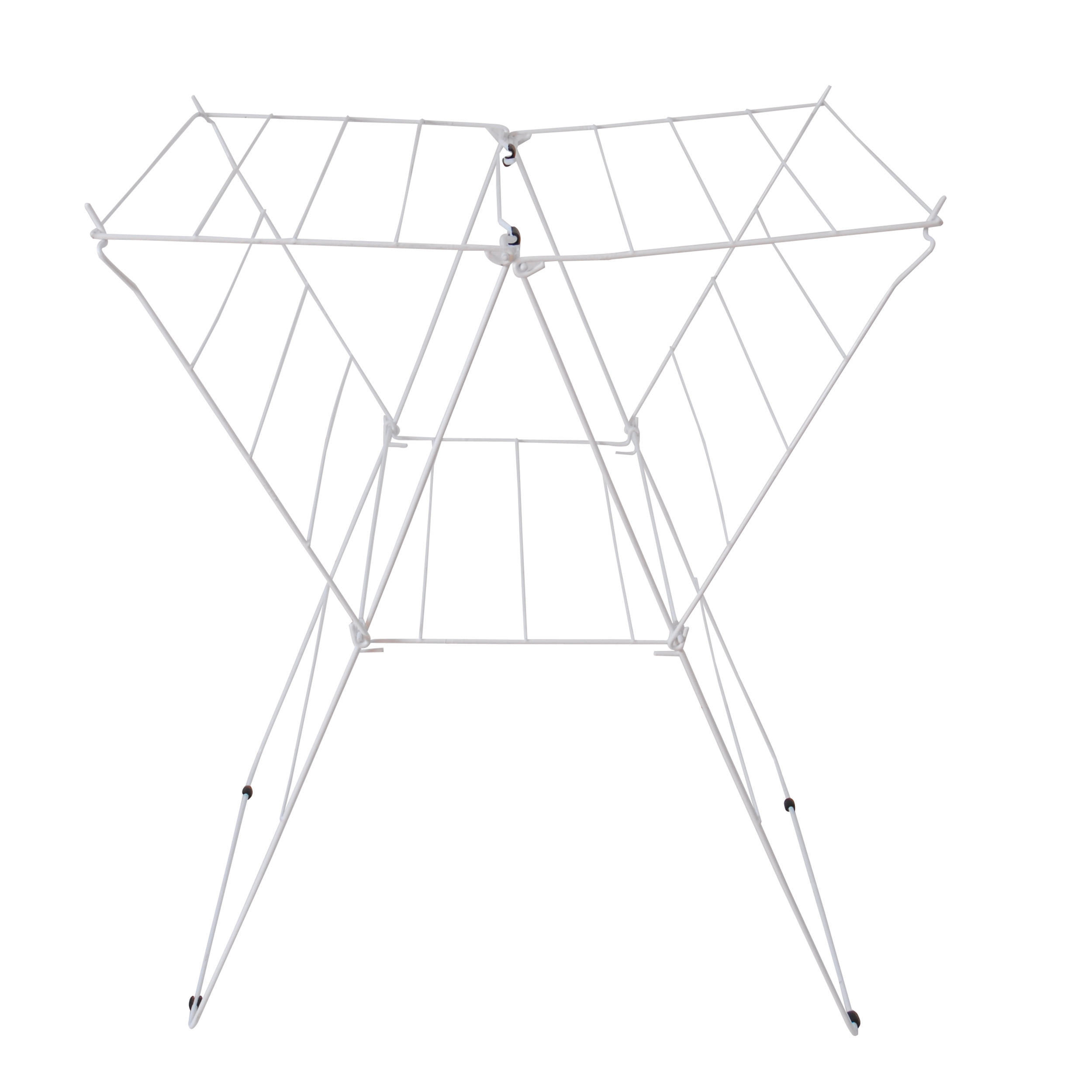 WÄSCHETROCKNER  - Weiß, Basics, Metall (65/84cm) - MSV-Spirella
