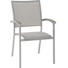 STAPELSESSEL Polywood® Aluminium Graphitfarben, Grau - Graphitfarben/Grau, Design, Kunststoff/Textil (62/90/58cm) - STERN