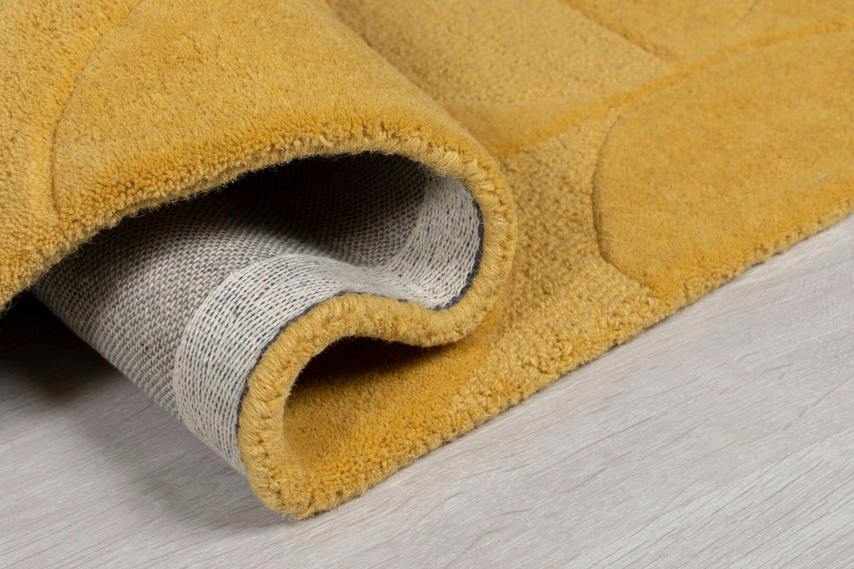 WOLLTEPPICH 60/230 cm Moderno Gelb  - Gelb, Basics, Textil (60/230cm)
