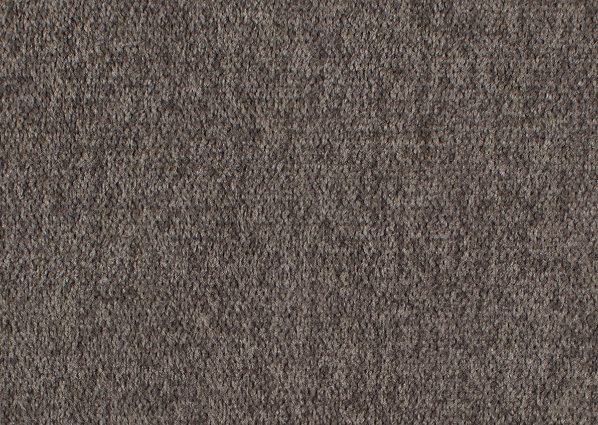 3-SITZER-SOFA in Chenille Graubraun  - Graubraun/Schwarz, Design, Textil/Metall (230/104/104cm) - Valdera