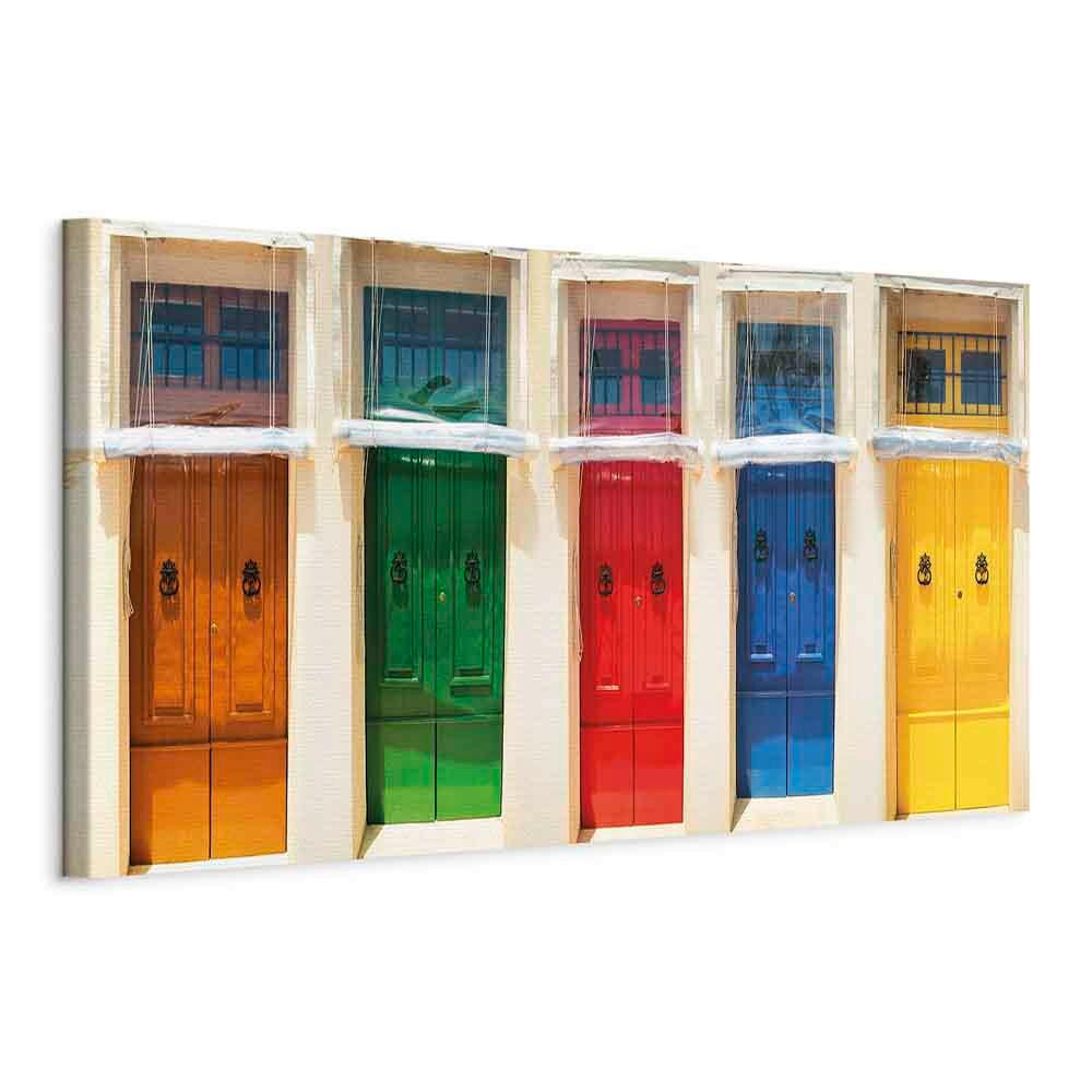 LEINWANDBILD Architektur 120/40/1,2 cm  - Multicolor, Basics, Holz/Textil (120/40/1,2cm) - artgeist