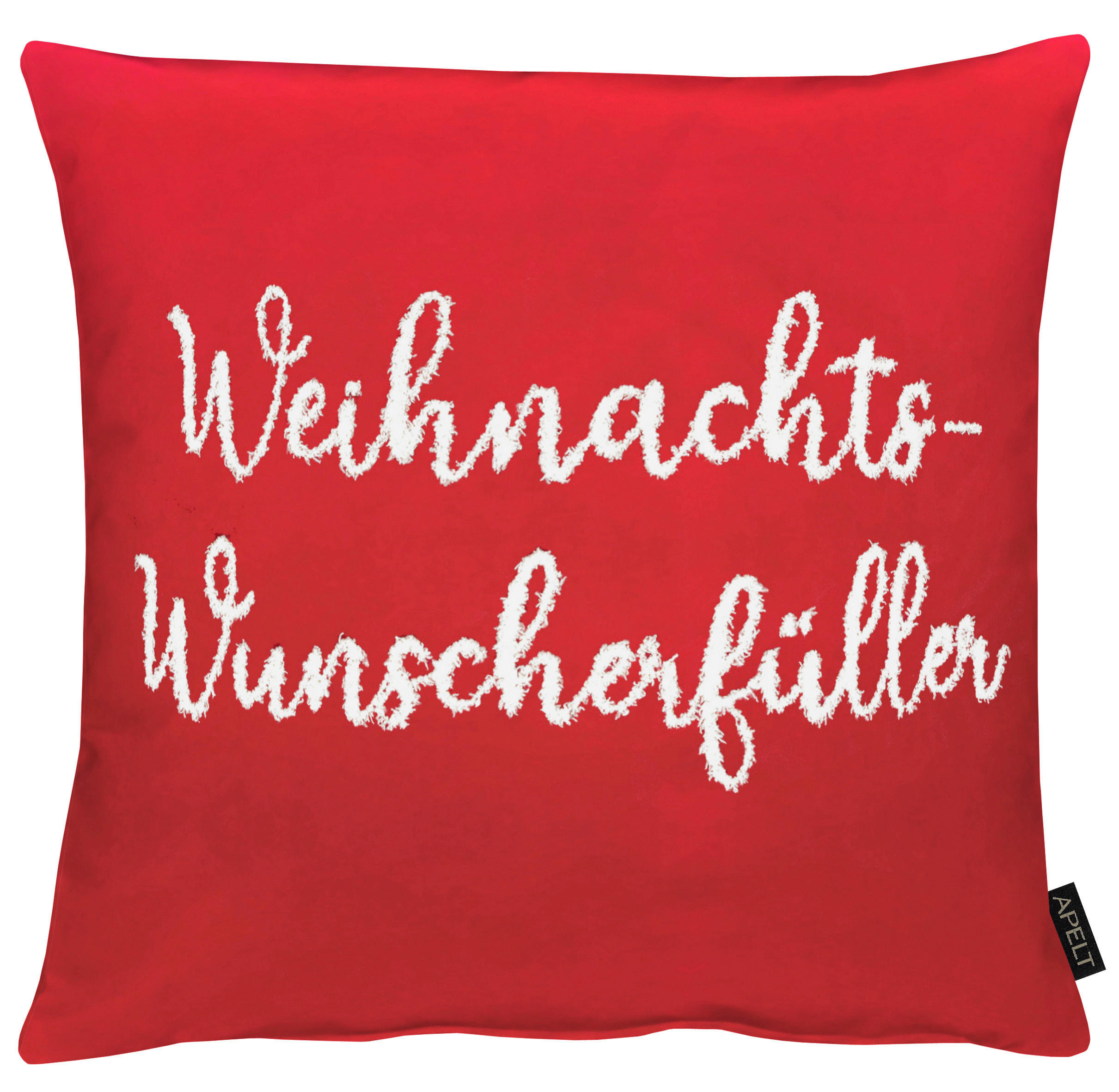KISSENHÜLLE 46/46 cm  - Rot, Design, Textil (46/46cm) - X-Mas
