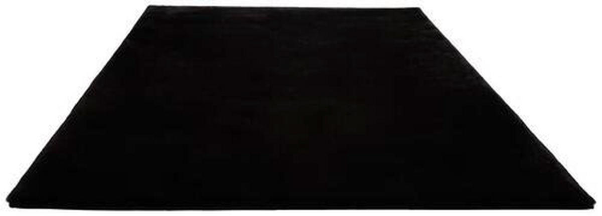 HOCHFLORTEPPICH 70/140 cm LIMA Schwarz  - Schwarz, Design, Textil (70/140cm) - Novel