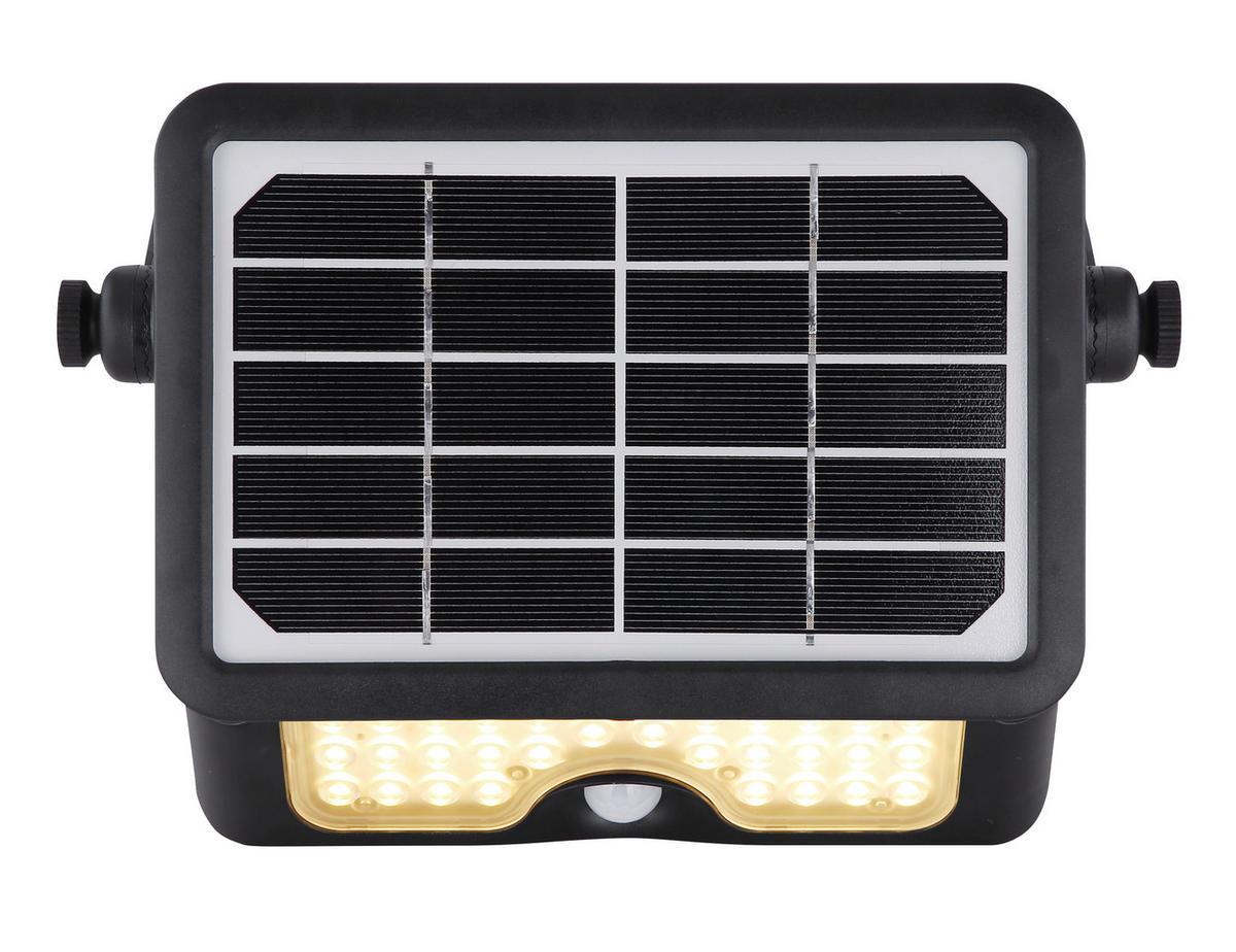 SOLARLEUCHTE - Schwarz, Basics, Kunststoff (23,2/15/3,4cm) - Globo
