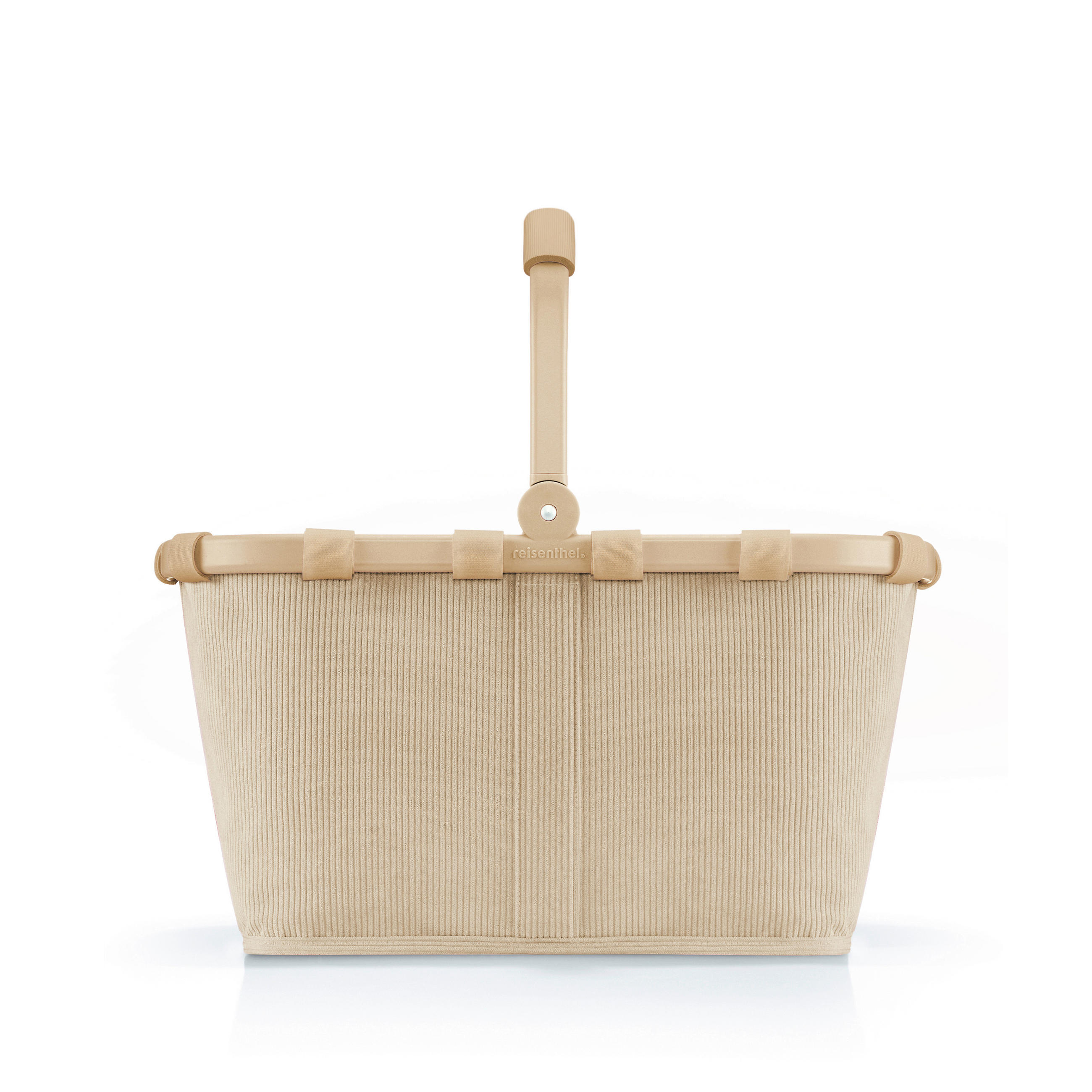 EINKAUFSKORB 22 L  - Beige/Schwarz, Textil (49/29/28cm) - Reisenthel