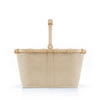 EINKAUFSKORB 22 L  - Beige/Schwarz, Textil (49/29/28cm) - Reisenthel