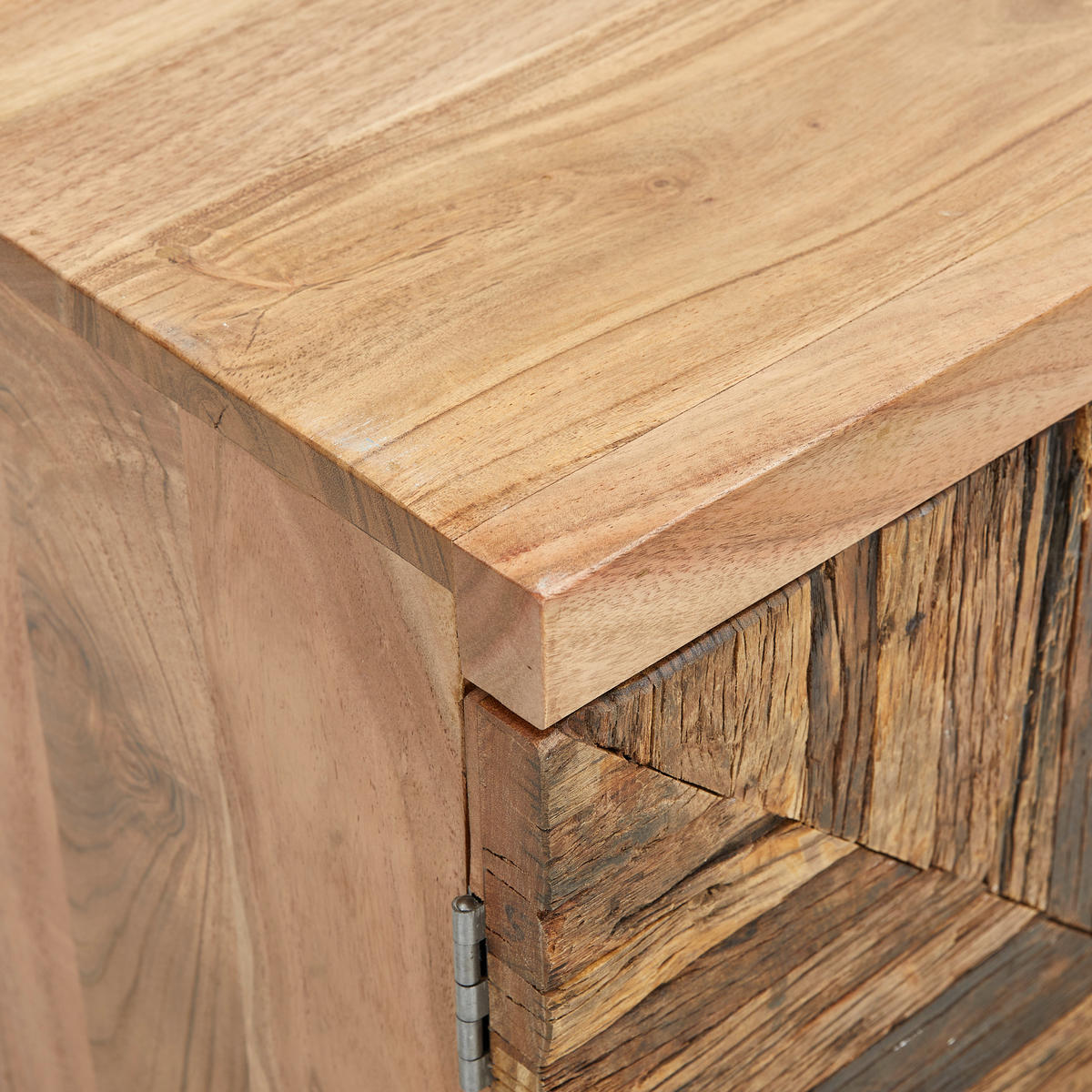 KOMMODE BREAD  in 174/93/40 cm  - Naturfarben/Akaziefarben, MODERN, Holz/Metall (174/93/40cm) - MID.YOU